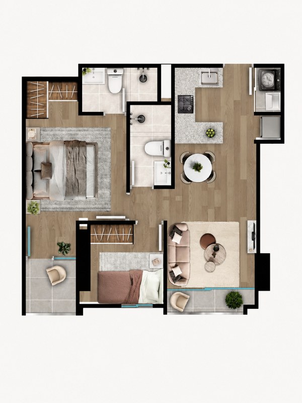 La Victoria - Plano del departamento